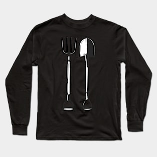 Shovel and Spade Fork Long Sleeve T-Shirt